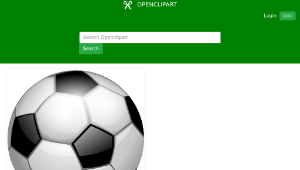 openclipart圖庫：footbal, futbolas, futbolo kamuolys, kamuolys-資源代表圖