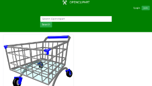 openclipart圖庫：Shopping Cart縮圖
