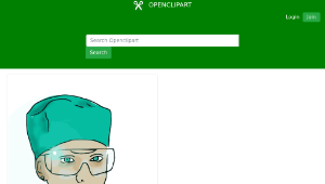 openclipart圖庫：enrolled scrub nurse縮圖