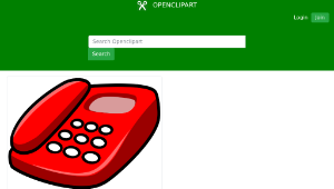 openclipart圖庫：red telephone mimooh 01縮圖