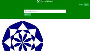 openclipart圖庫：Rounded Star 002-資源代表圖