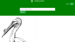openclipart圖庫：pelican縮圖