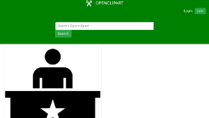 openclipart圖庫：Main office icon縮圖