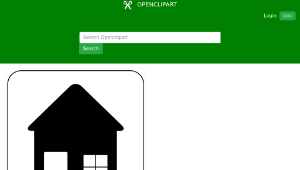 openclipart圖庫：House Icon縮圖