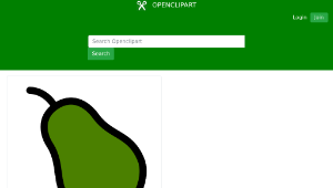 openclipart圖庫：Pear icon-資源代表圖
