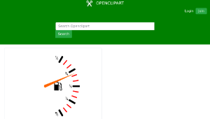 openclipart圖庫：Fuel Gauge縮圖