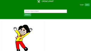 openclipart圖庫：kid jump-資源代表圖