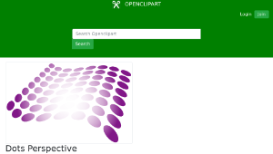 openclipart圖庫：Dots Perspective縮圖