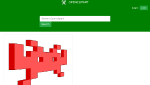 openclipart圖庫：space invader-資源代表圖