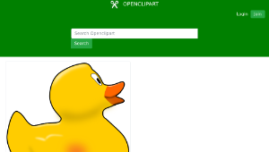 openclipart圖庫：Rubberduck-資源代表圖