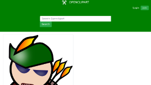 openclipart圖庫：Robin Hood User Picture-資源代表圖