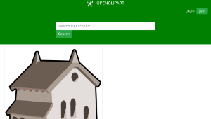 openclipart圖庫：medieval building縮圖