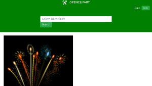 openclipart圖庫：Fireworks縮圖