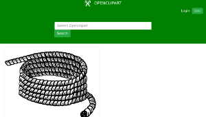 openclipart圖庫：rope - lineart縮圖