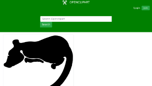 openclipart圖庫：rat縮圖