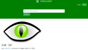 openclipart圖庫：Cat -10縮圖