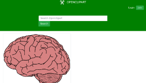 openclipart圖庫：Human Brain-資源代表圖
