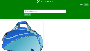 openclipart圖庫：travel bag-資源代表圖