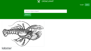 openclipart圖庫：lobster-資源代表圖