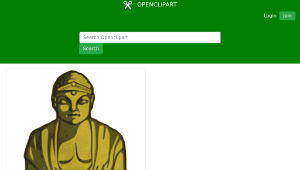 openclipart圖庫：Golden Buddha-資源代表圖