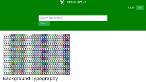 openclipart圖庫：Background Typography 2縮圖