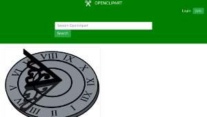 openclipart圖庫：Sundial-資源代表圖
