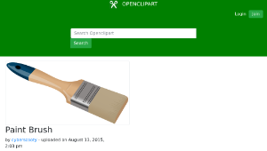 openclipart圖庫：Paint Brush-資源代表圖