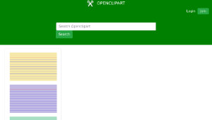openclipart圖庫：Colored index cards縮圖