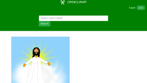 openclipart圖庫：Jesus-資源代表圖