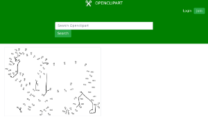 openclipart圖庫：Number Image Lion縮圖