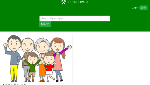 openclipart圖庫：Familie 2b-資源代表圖