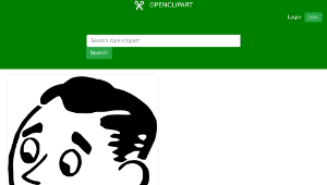 openclipart圖庫：Surprised Man 4-資源代表圖