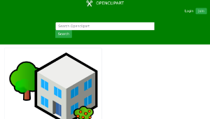 openclipart圖庫：Iso City grey unit-資源代表圖