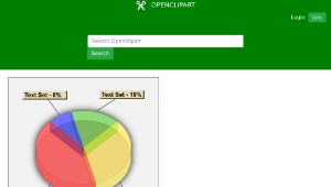 openclipart圖庫：3D Pie Chart縮圖