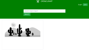 openclipart圖庫：cactus縮圖