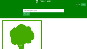 openclipart圖庫：Eco green tree icon-資源代表圖