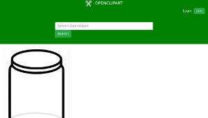 openclipart圖庫：J Is For Jar