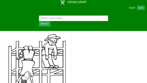 openclipart圖庫：Kids on a Jungle Gym-資源代表圖