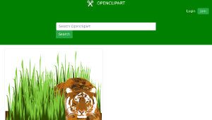 openclipart圖庫：Tiger-資源代表圖