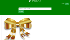 openclipart圖庫：Golden Ribbon縮圖