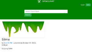 openclipart圖庫：Slime縮圖