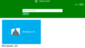 openclipart圖庫：Windows 10-資源代表圖