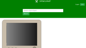 openclipart圖庫：monitor-資源代表圖