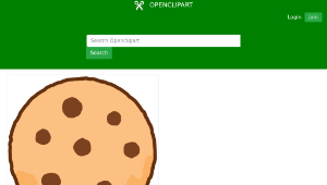 openclipart圖庫：Cookie-資源代表圖