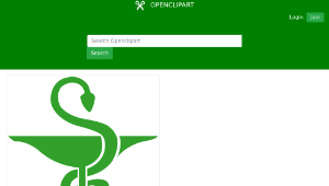 openclipart圖庫：Caducee縮圖