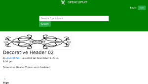 openclipart圖庫：Decorative Header 02-資源代表圖