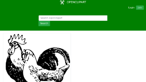 openclipart圖庫：poultry 3縮圖
