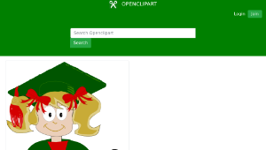 openclipart圖庫：Grade School Graduate-資源代表圖