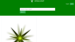 openclipart圖庫：Green Star-資源代表圖