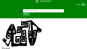 openclipart圖庫：Snake-資源代表圖
